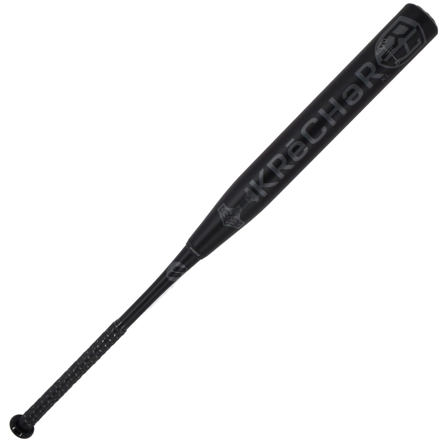 Smash It Sports 2022 Worth KRECHER XL Blackout 2pc 13.5" Barrel USSSA Slowpitch Softball Bat WKRSUB