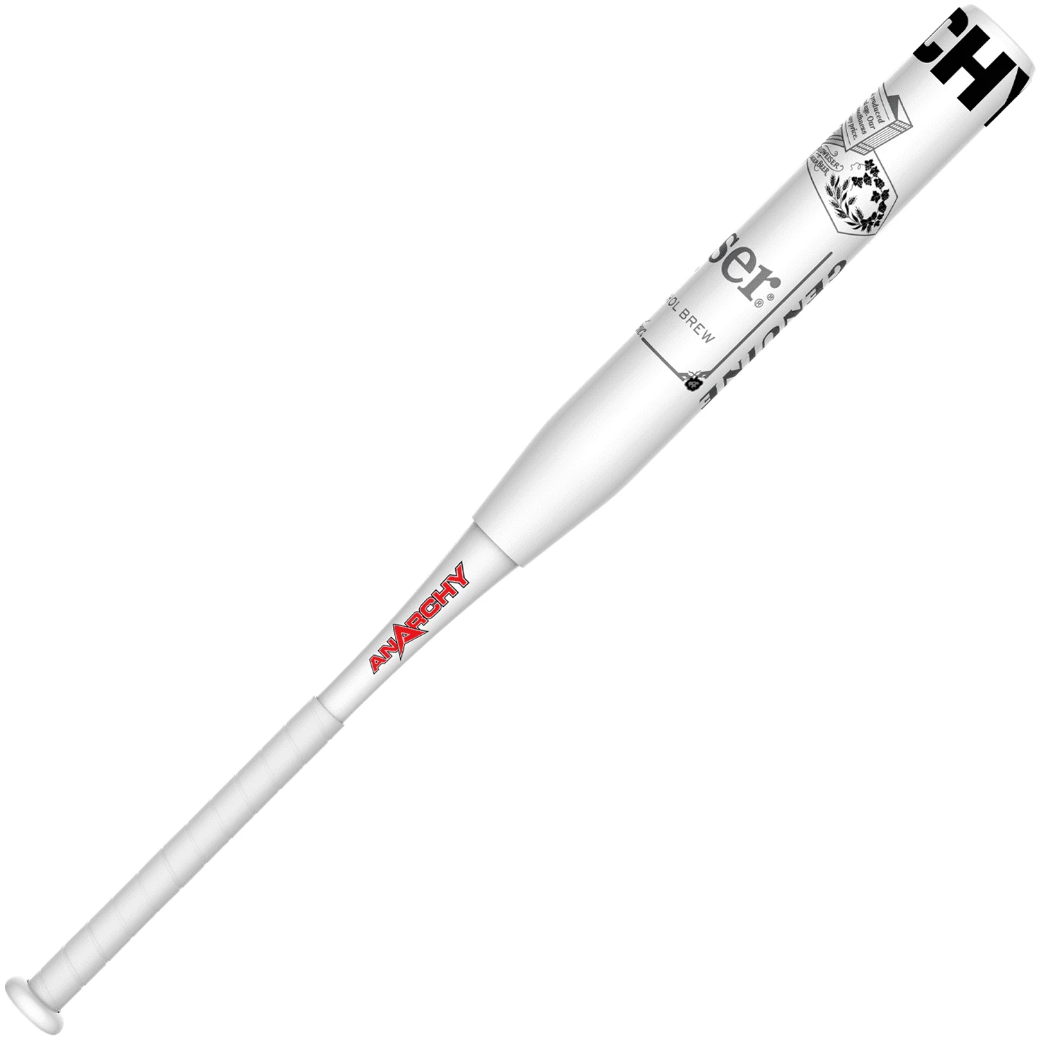 Smash It Sports 2022 Anarchy Budweiser Select β Collectors Edition β 2PC - 12"- 1oz End Load - USA/ASA Slowpitch Softball Bat A22ABDSW212-1 (White) - Image 3