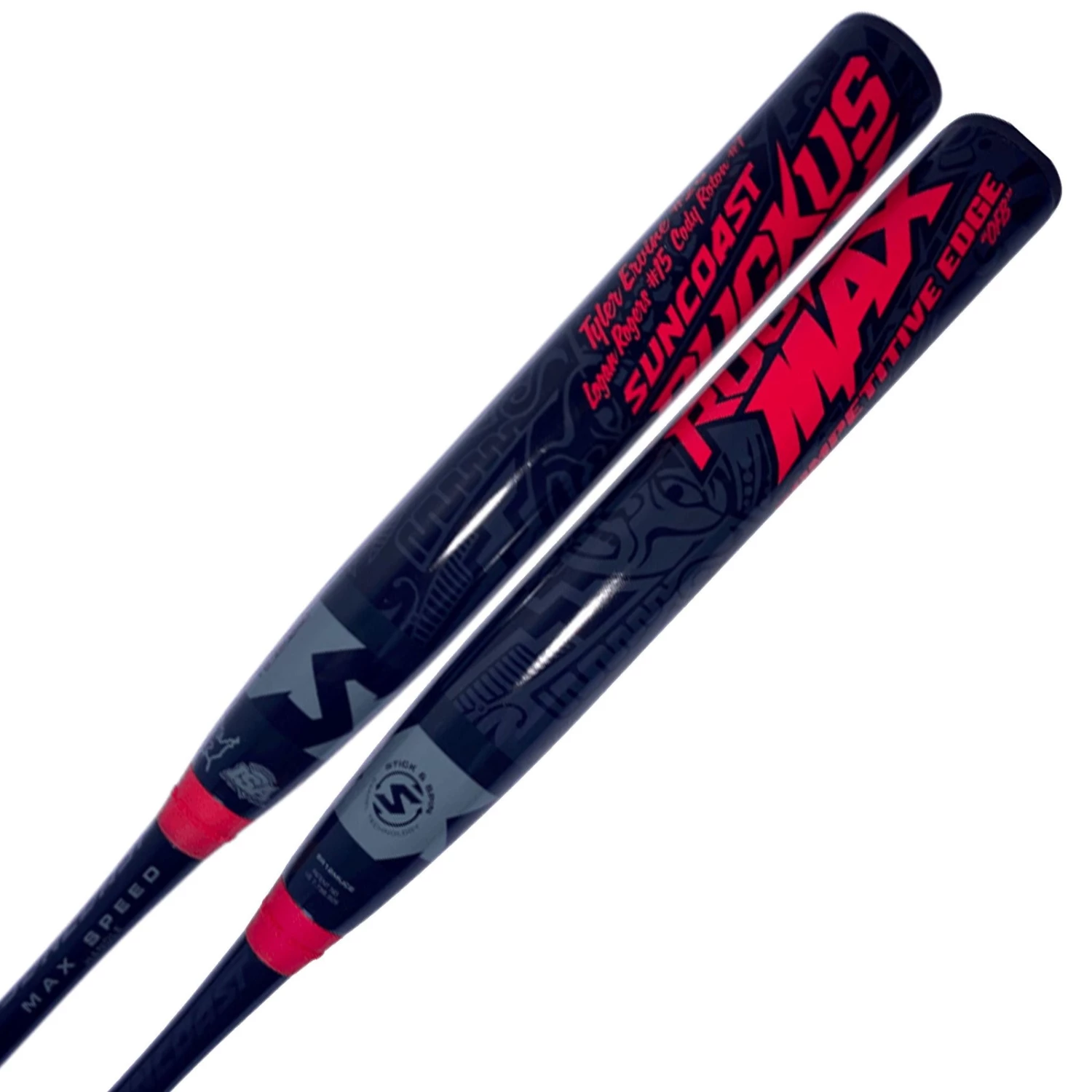 Smash It Sports 2021 Suncoast Ruckus Max Competitive Edge 12" Endload 2PC USSSA Slowpitch Softball Bat - SR12MUCE