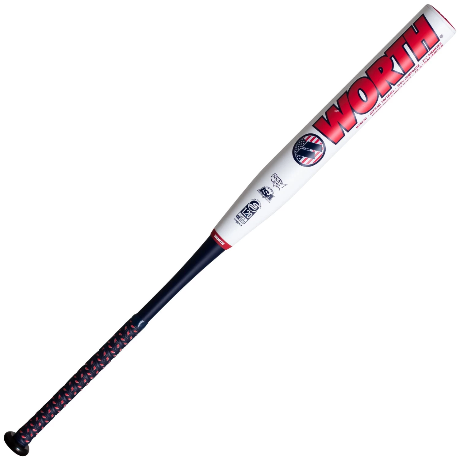 Smash It Sports 2023 Worth Freedom Balanced 13.5" 2PC USSSA Slowpitch Softball Bat WFR22U - Image 2