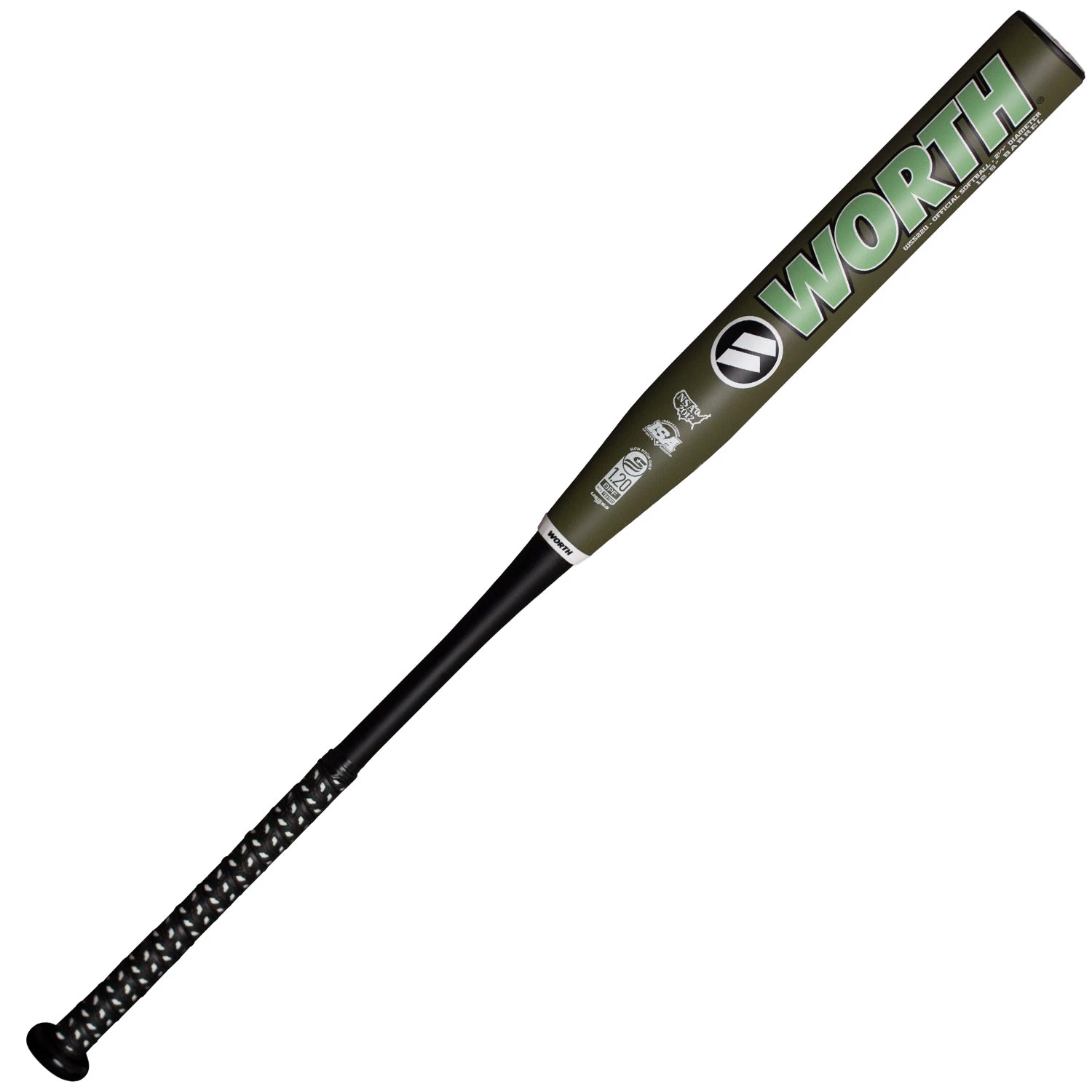 Smash It Sports 2022 Worth KRECHER XL 2pc 12.5" Barrel USSSA Slowpitch Softball Bat WSS22U - Image 2